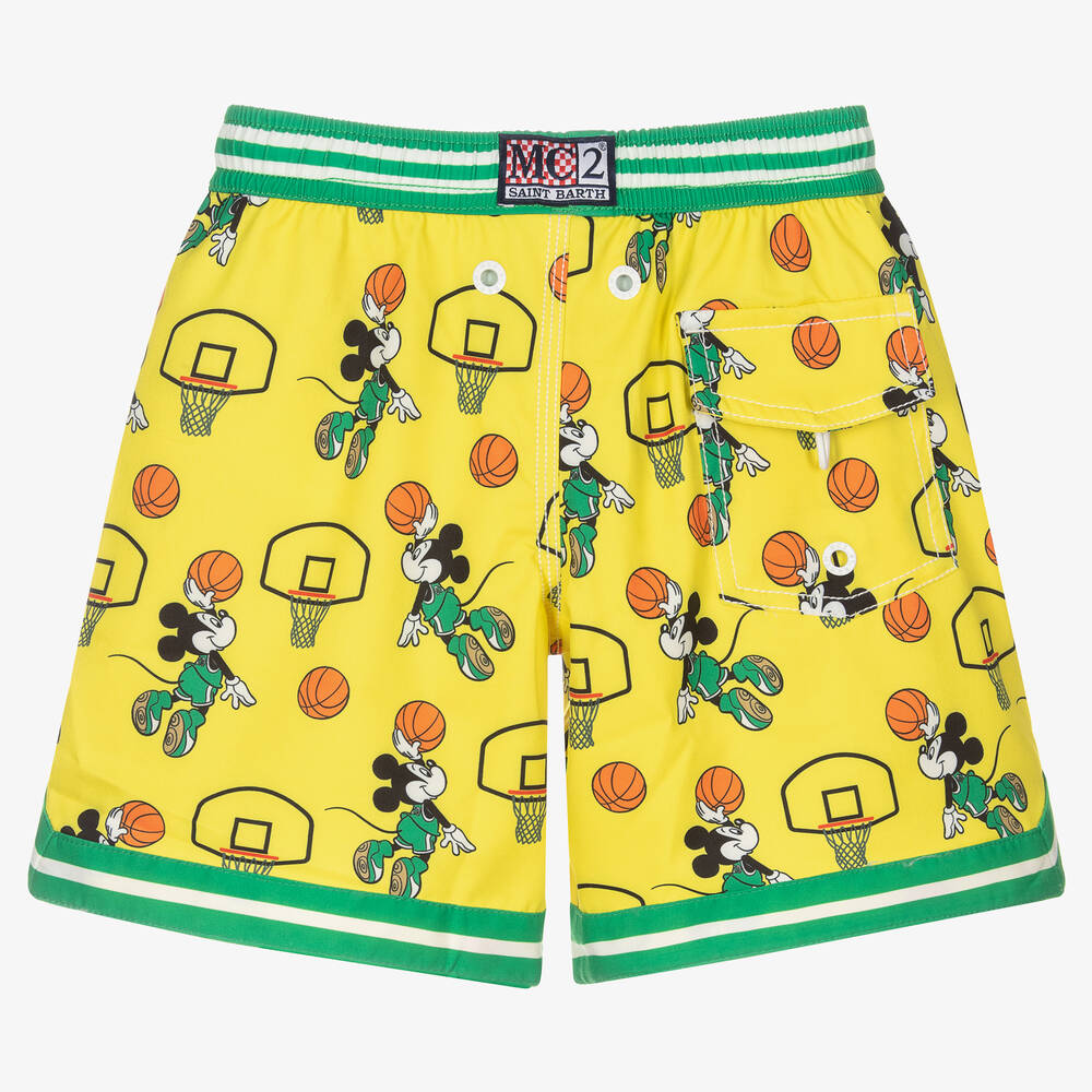 MC2 Saint Barth Boys Mickey Mouse Swim Shorts Childrensalon Outlet