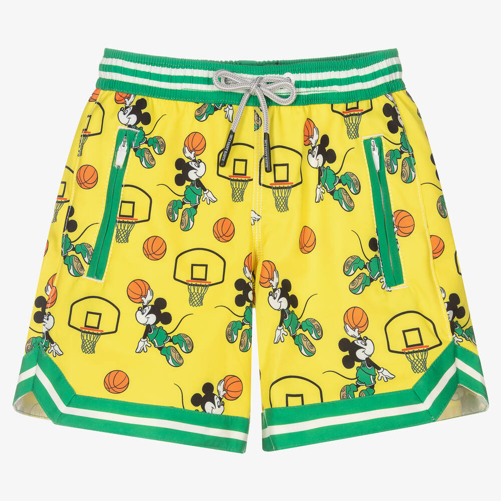 MC2 Saint Barth - Boys Mickey Mouse Swim Shorts | Childrensalon