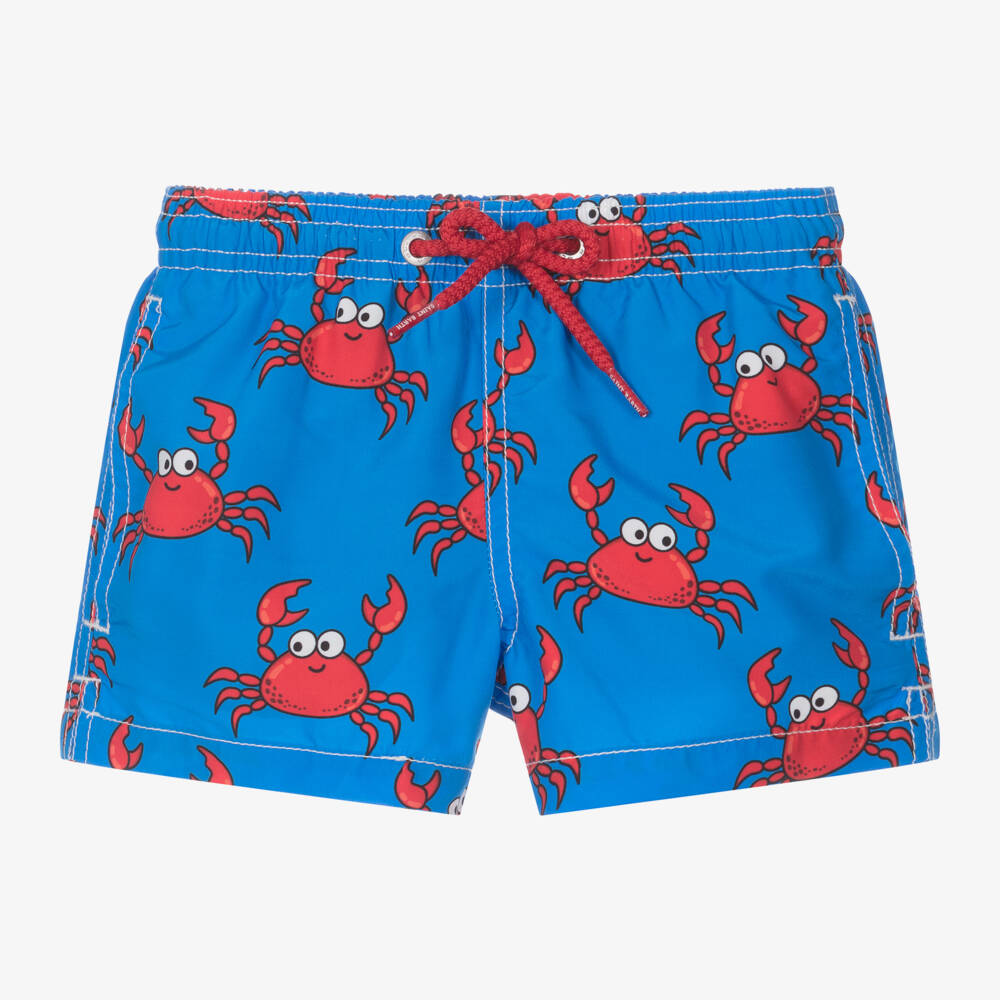 MC2 Saint Barth-Boys Vibrant Crab Pattern Trunks | Childrensalon Outlet