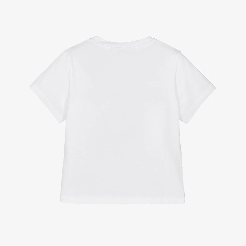 MC2 Saint Barth-Футболка из хлопка с Снупи для девочек белая | Childrensalon Outlet