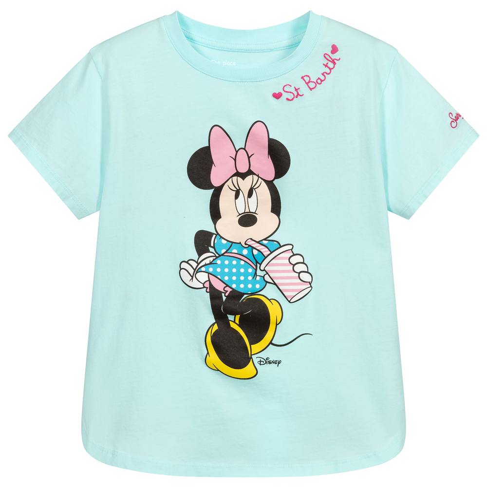 MC2 Saint Barth - T-shirt bleu Disney Ado | Childrensalon