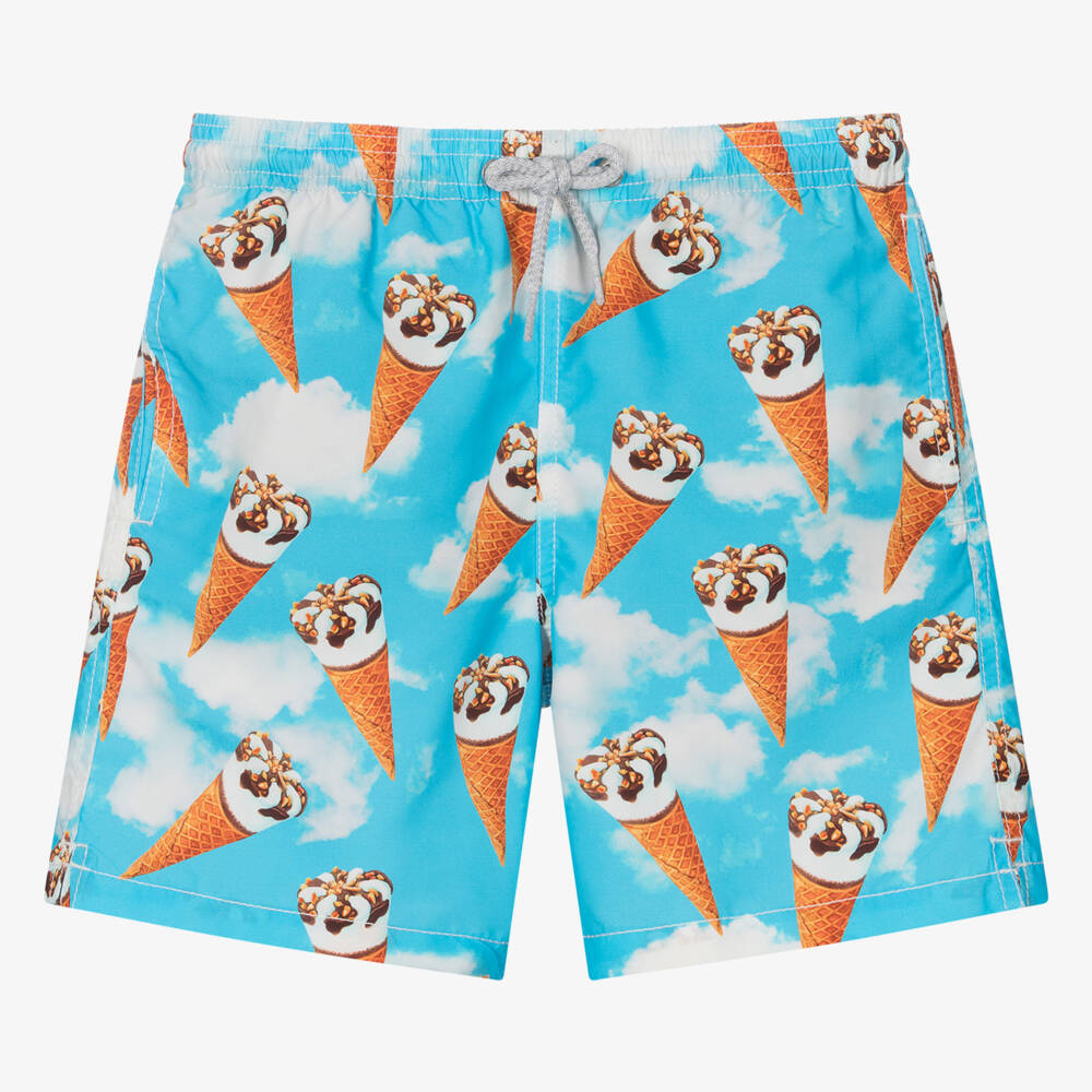 MC2 Saint Barth-Teen Boys Ice Cream Patterned Swimwear | Childrensalon Outlet