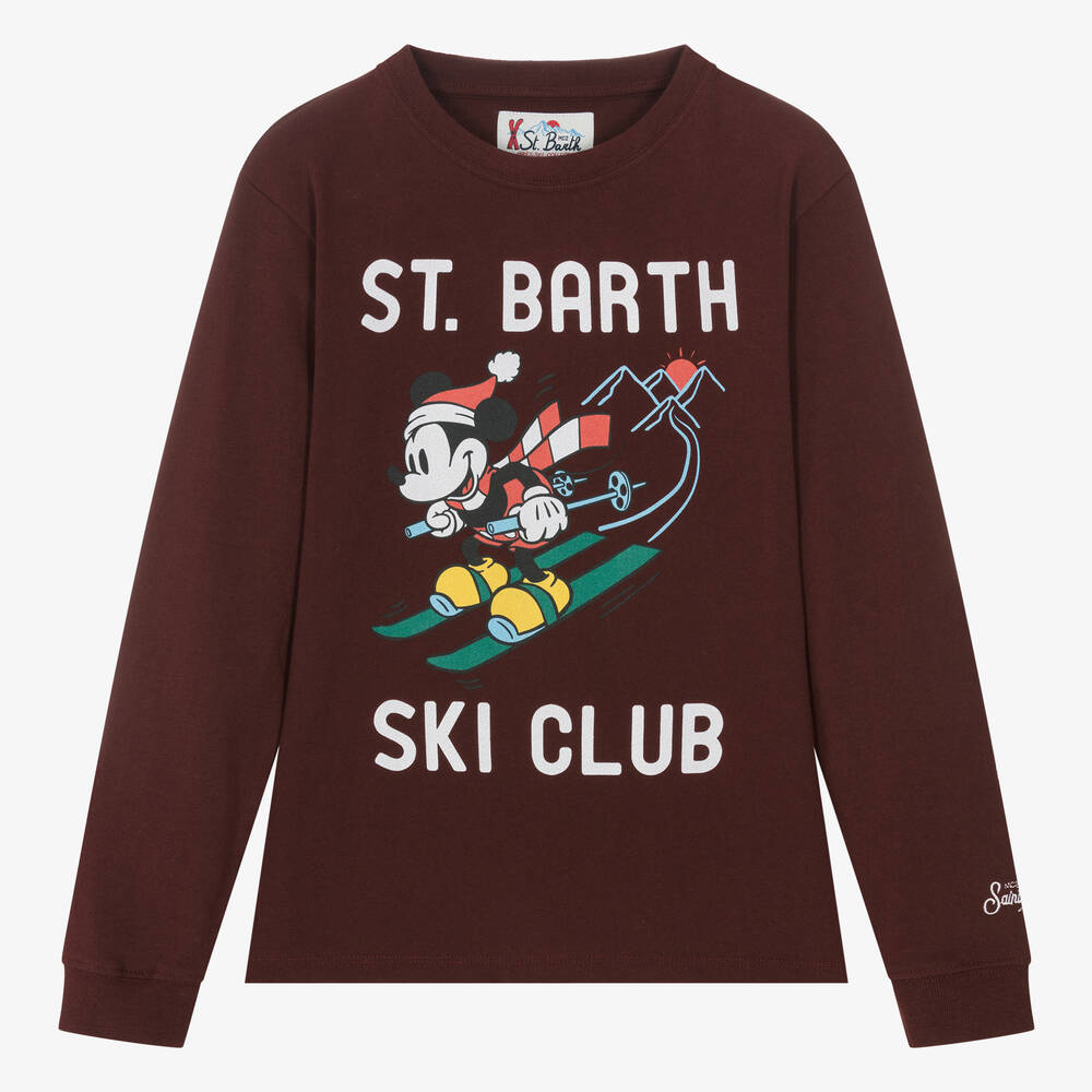 MC2 Saint Barth - Rotes Teen Disney Baumwolloberteil | Childrensalon