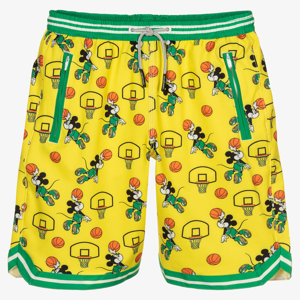 Mickey mouse online swim trunks mens