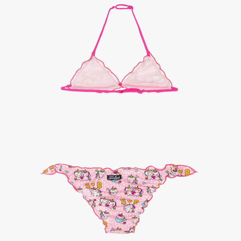 MC2 Saint Barth-Teen Pink Unicorn Bikini | Childrensalon Outlet