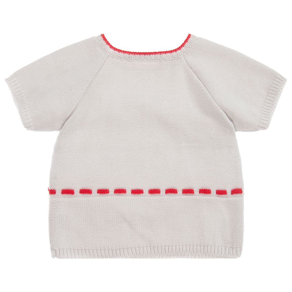 Mebi-Baby Boys Cotton Knit Top | Childrensalon Outlet