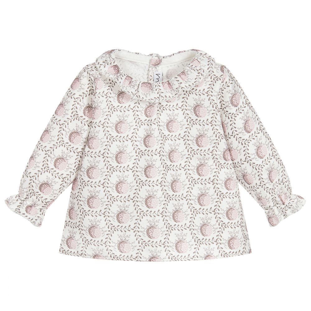 Mebi-Baby Girls Cotton Blouse | Childrensalon Outlet