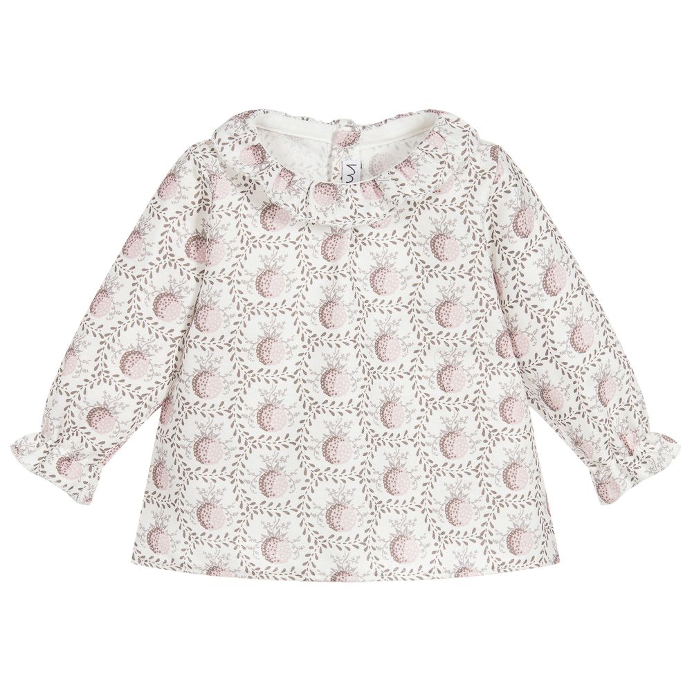 Mebi - Baby Girls Cotton Blouse | Childrensalon