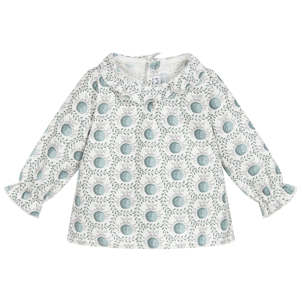 Mebi - Baby Girls Cotton Blouse | Childrensalon