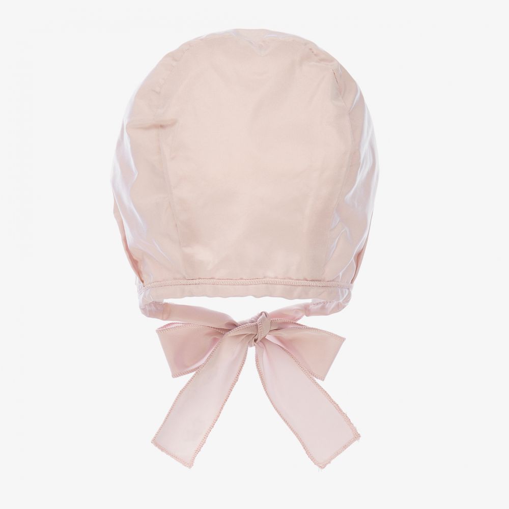 Mebi-Baby Girls Pink Bonnet | Childrensalon Outlet
