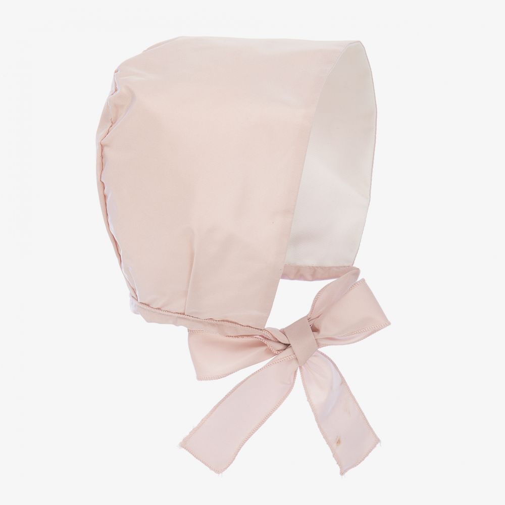 Mebi - Baby Girls Pink Bonnet | Childrensalon