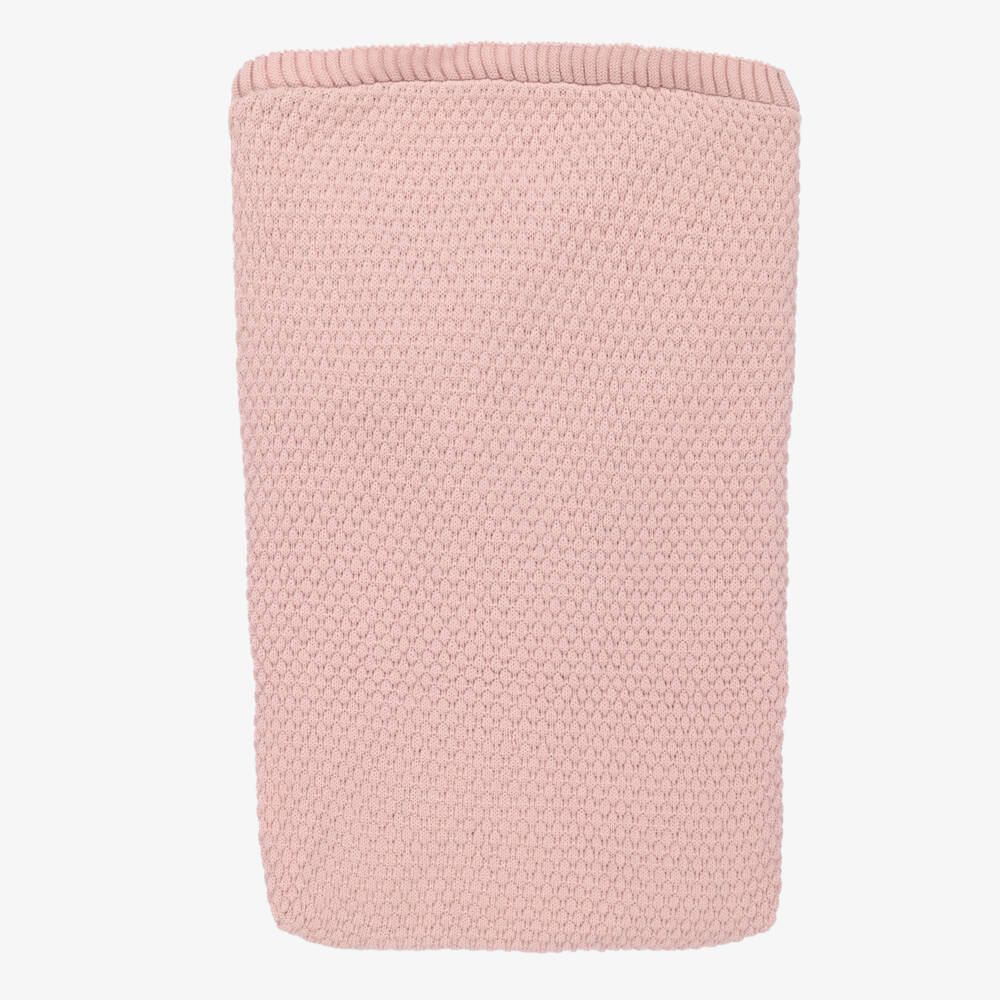 Mebi-Baby Girls Pink Knitted Nest (62cm) | Childrensalon Outlet