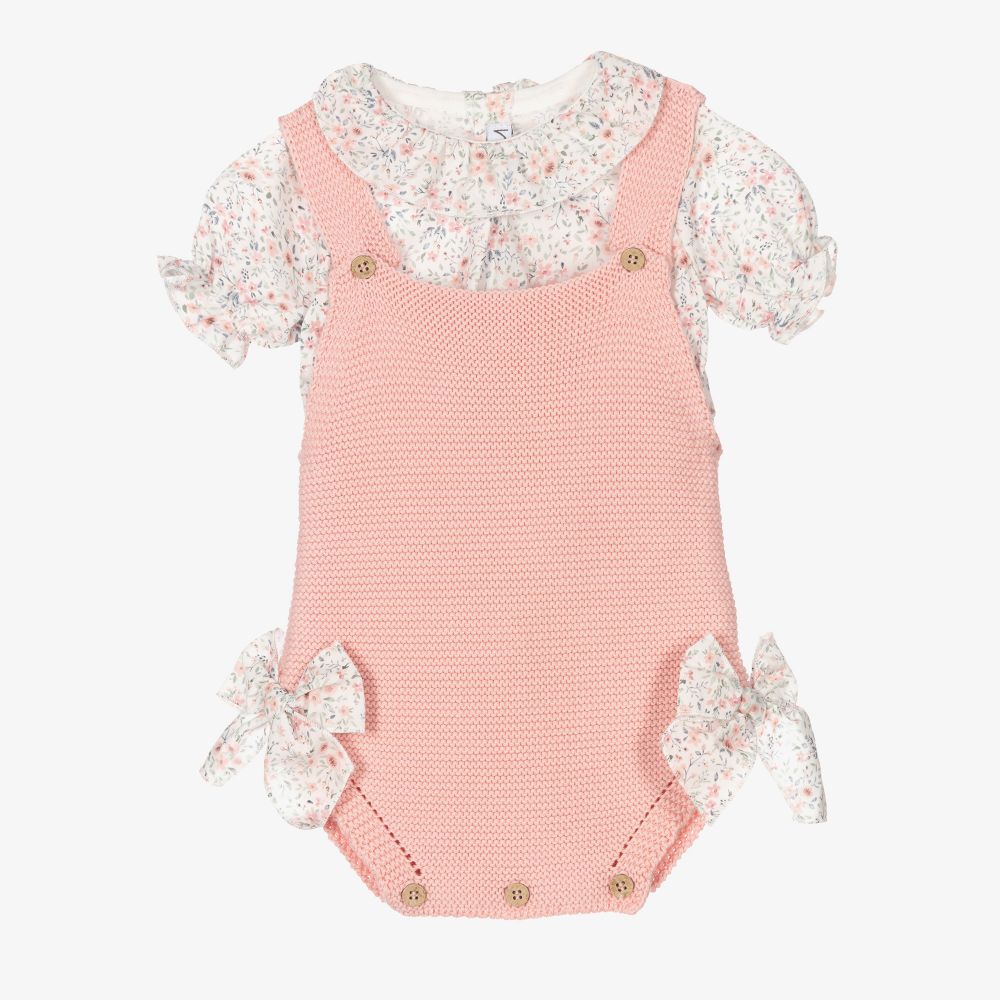 Mebi Ensemble barboteuse rose B b fille Childrensalon Outlet