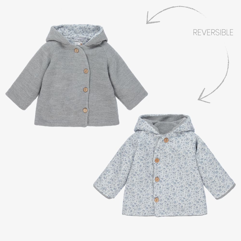 Mebi - Baby Girls Reversible Jacket | Childrensalon
