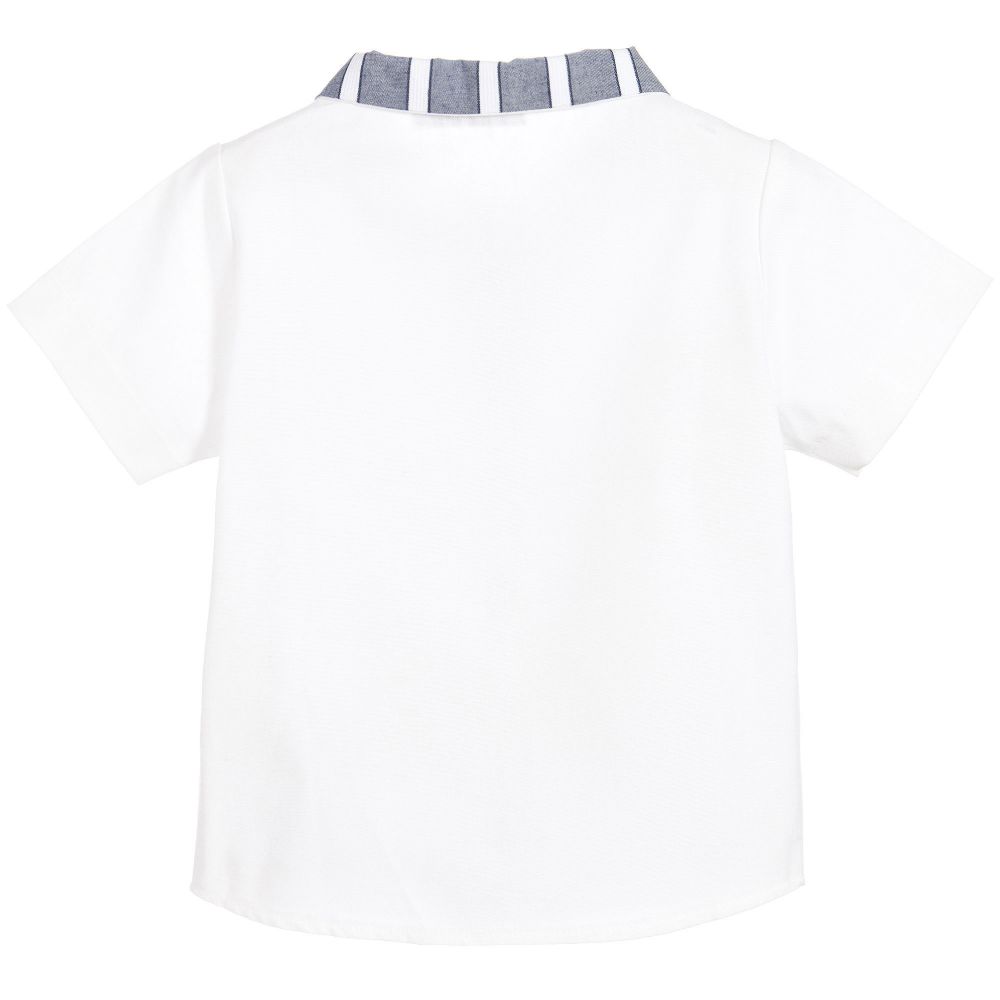 Mebi-Baby Girls White Blouse | Childrensalon Outlet