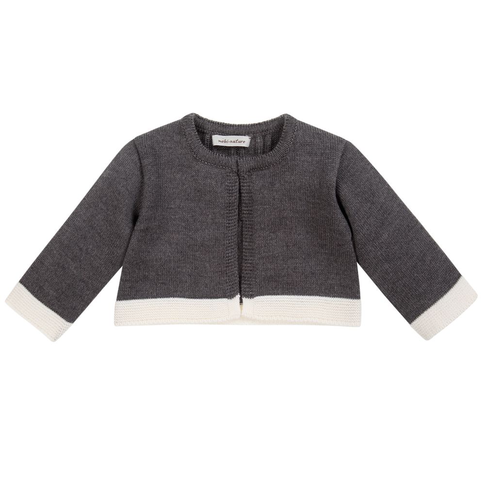 Mebi - Baby Knitted Wool Cardigan | Childrensalon