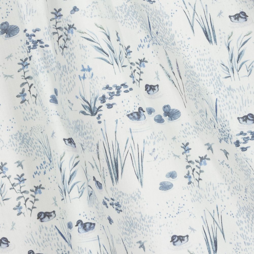 ميبي-Blue & White Cotton Blouse | Childrensalon Outlet