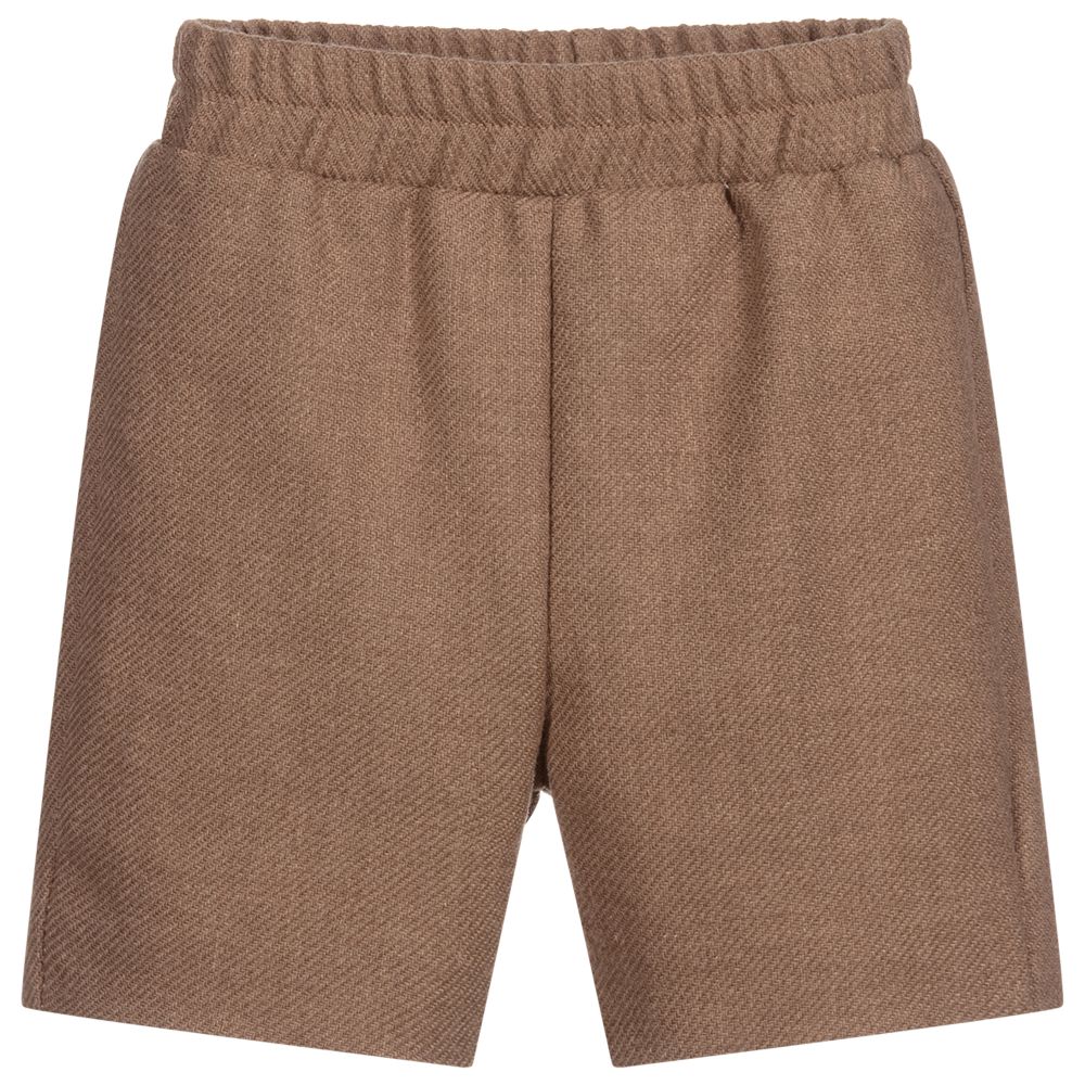 Mebi - Boys Brown Shorts | Childrensalon