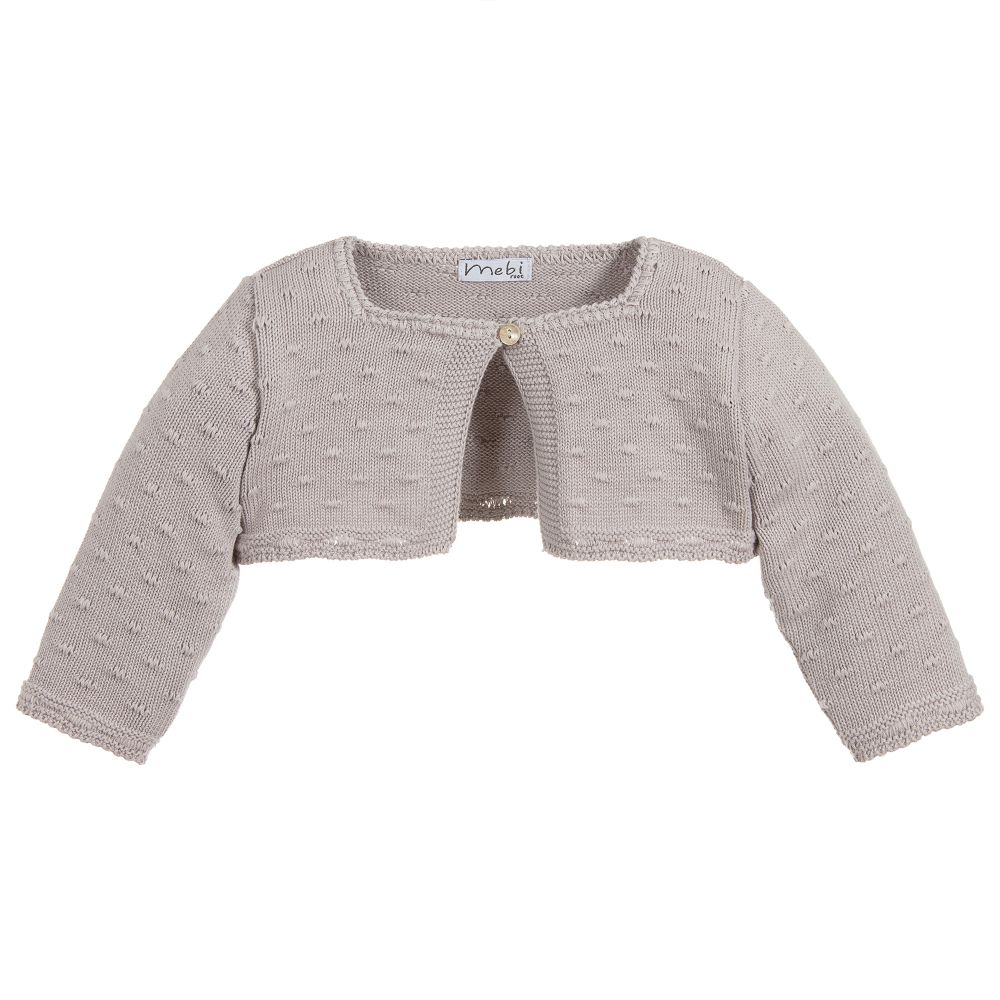 Mebi - Cotton Baby Bolero Cardigan | Childrensalon