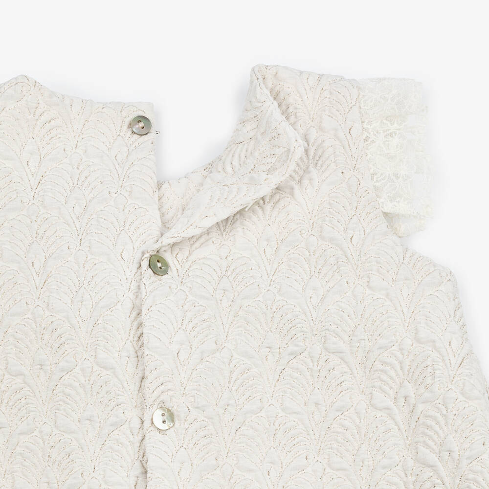 Mebi-Girls Elegant Gold-Threaded Gown | Childrensalon Outlet