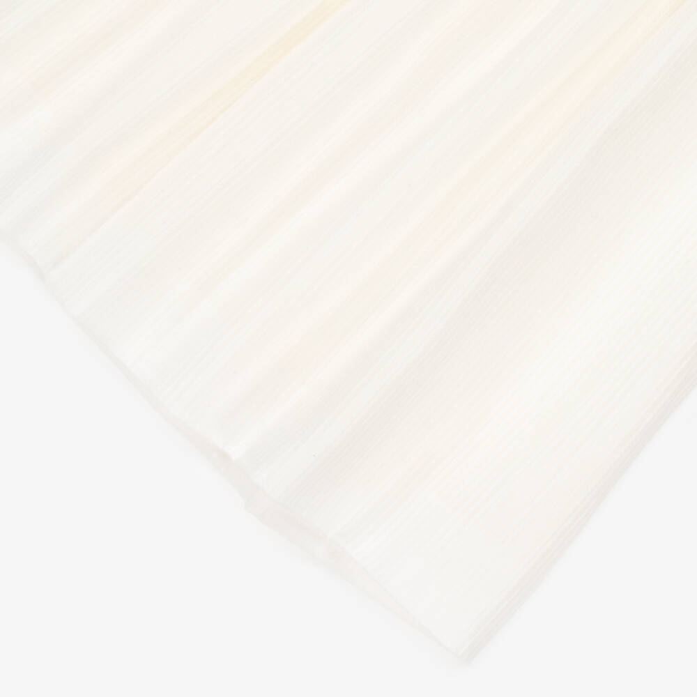 Mebi-Girls Ivory Knit Dress & Bonnet | Childrensalon Outlet