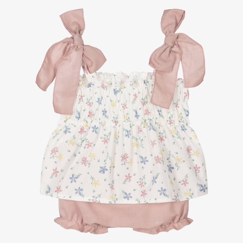 Mebi-Комплект из хлопка с пастельными цветами для девочек | Childrensalon Outlet