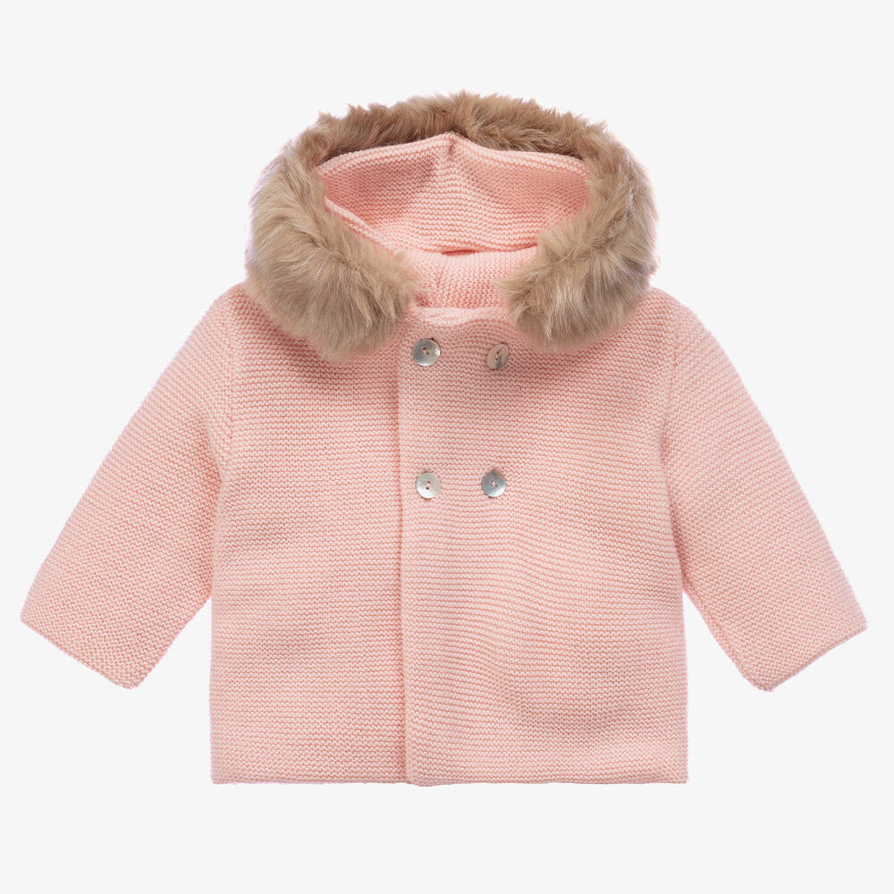 Knitted pram coat clearance