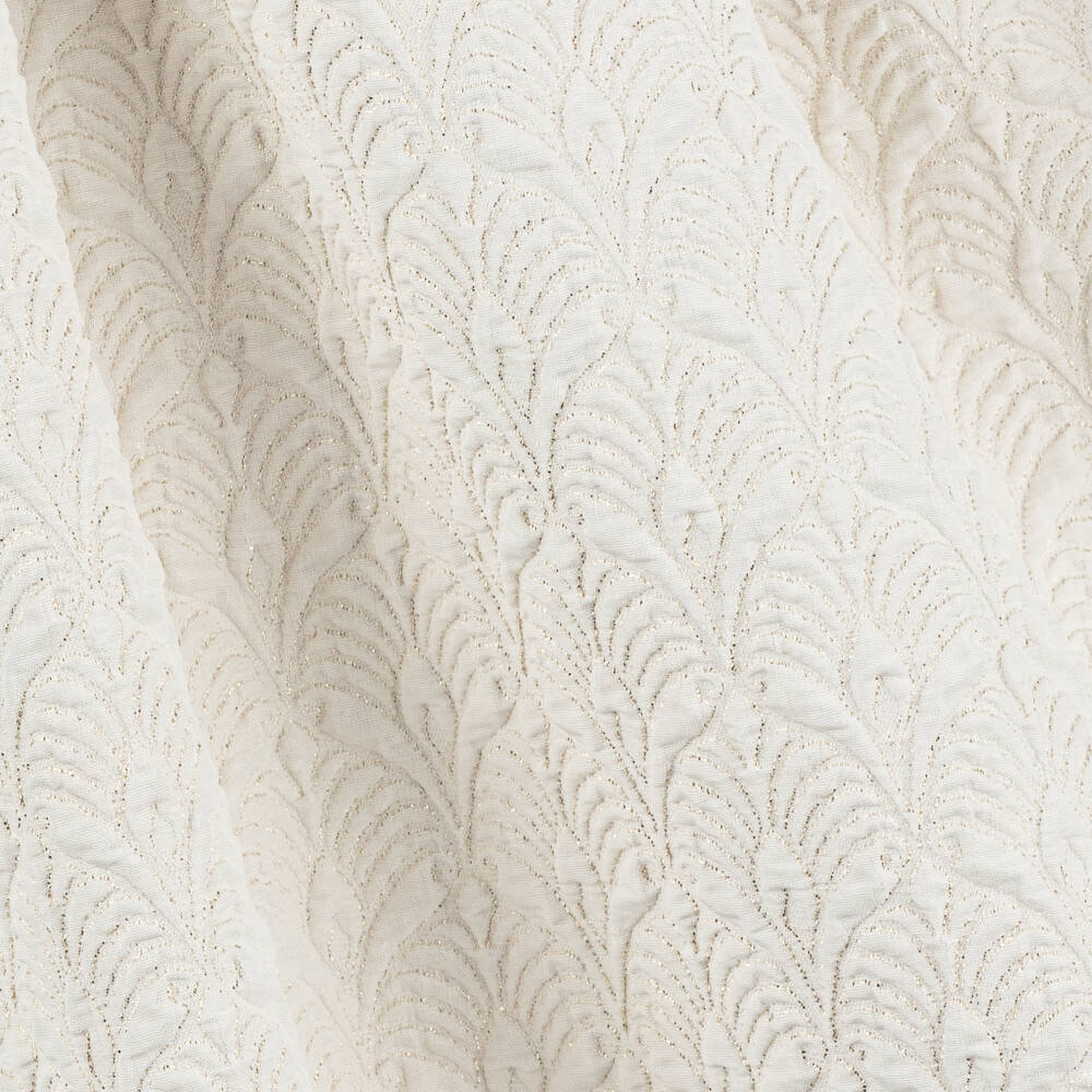 Mebi-Girls Sparkling Ivory Dress with Lace | Childrensalon Outlet