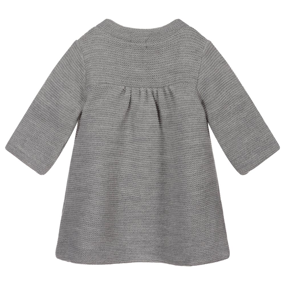 ميبي-Grey Knitted Coat | Childrensalon Outlet