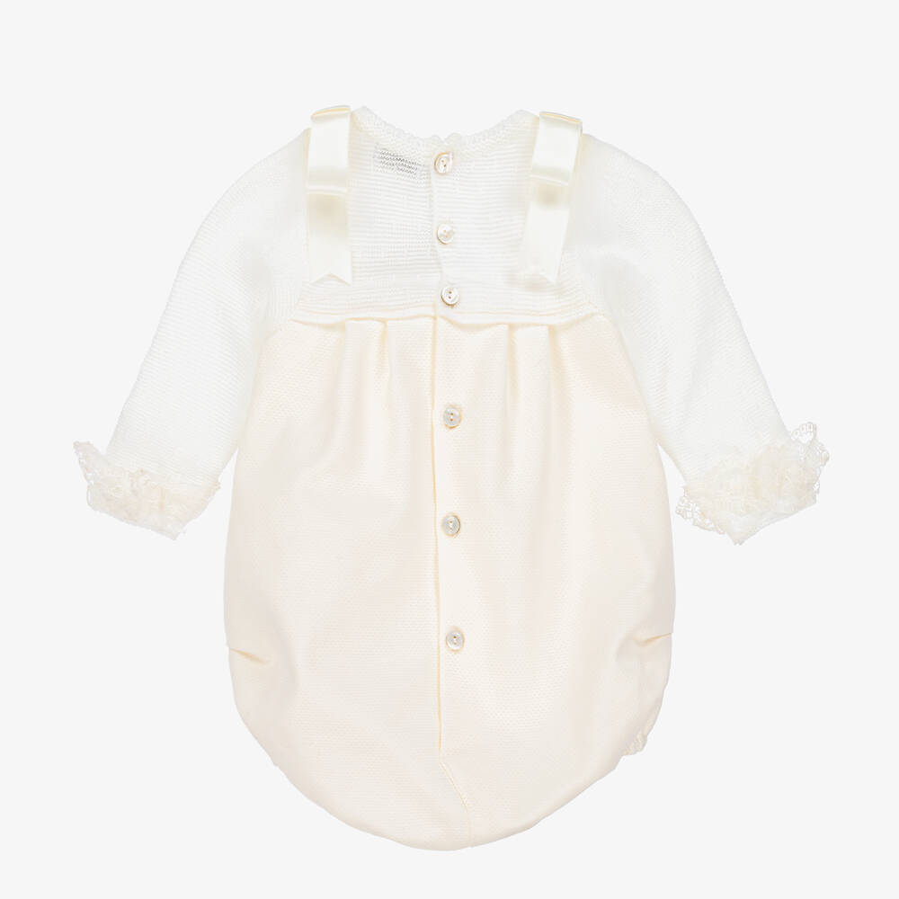 Mebi-Кремовый церемониальный песочник из хлопка | Childrensalon Outlet