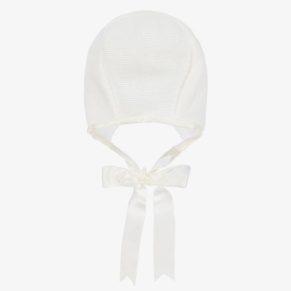 THE BARNNET ivory enfant knit bonnet