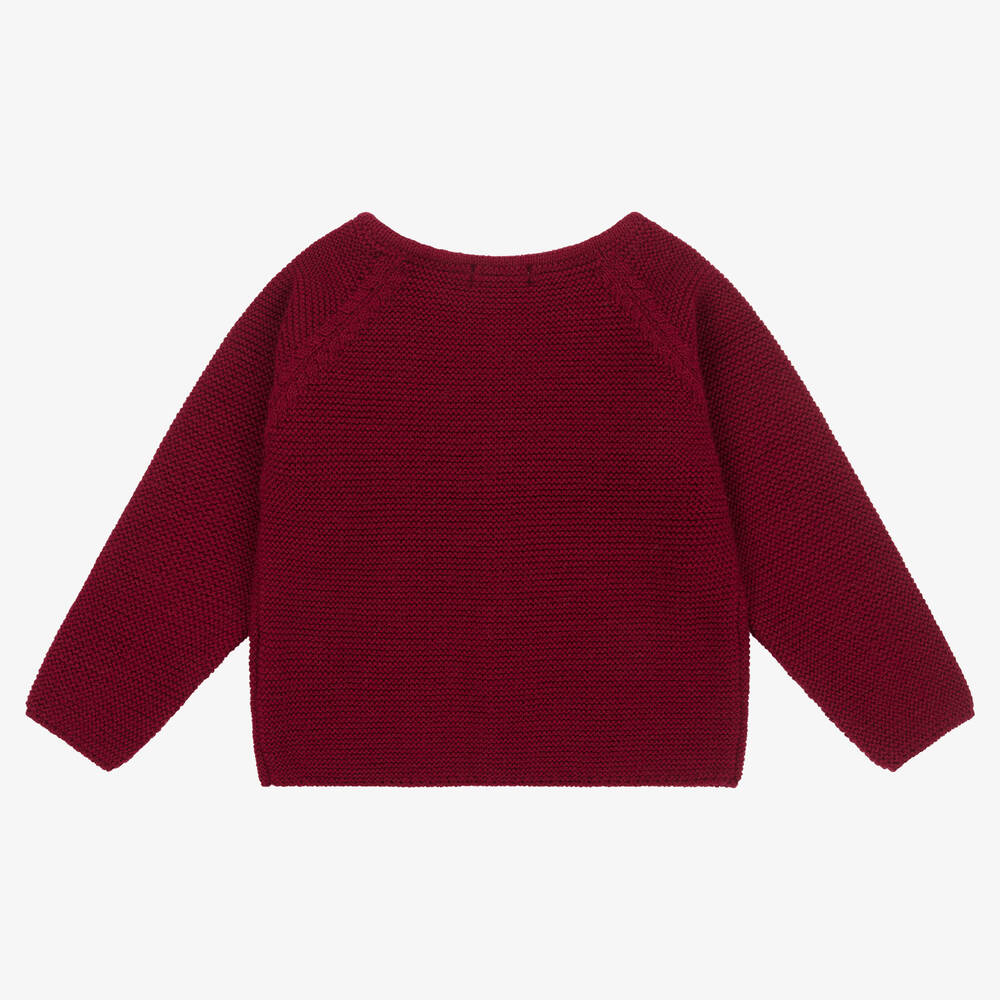 Burgundy new arrivals baby cardigan