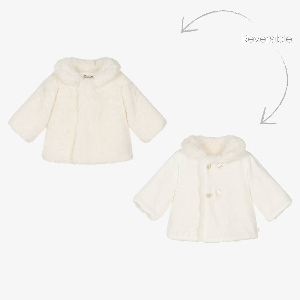 Mebi - Reversible Faux Fur Jacket | Childrensalon