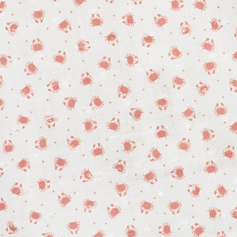 Mebi-White & Red Cotton Baby Blouse | Childrensalon Outlet