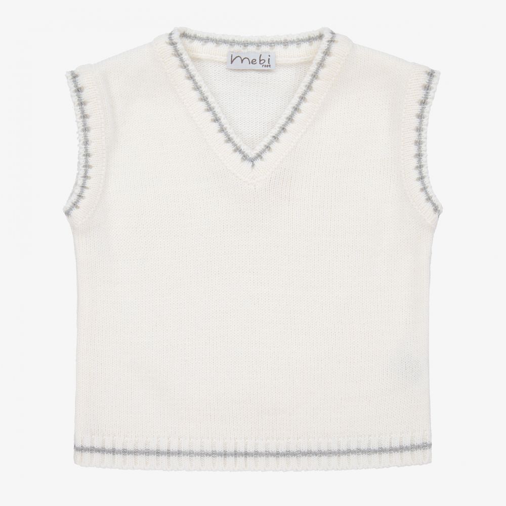 Mebi-Wool & Cashmere Blend Slipover | Childrensalon Outlet