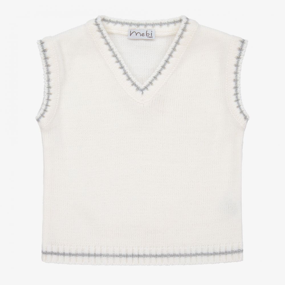 Mebi - Wool & Cashmere Blend Slipover | Childrensalon