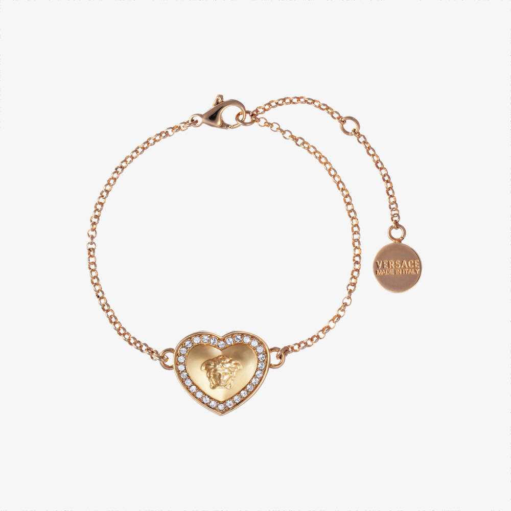 Versace-Medusa Heart Bracelet (26cm) | Childrensalon Outlet