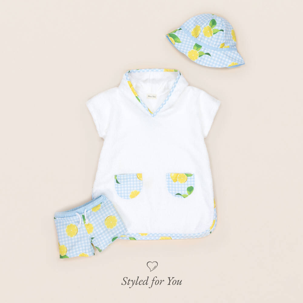 Meia Pata-قبعة شمسية للأولاد بطبعة الليمون | Childrensalon Outlet