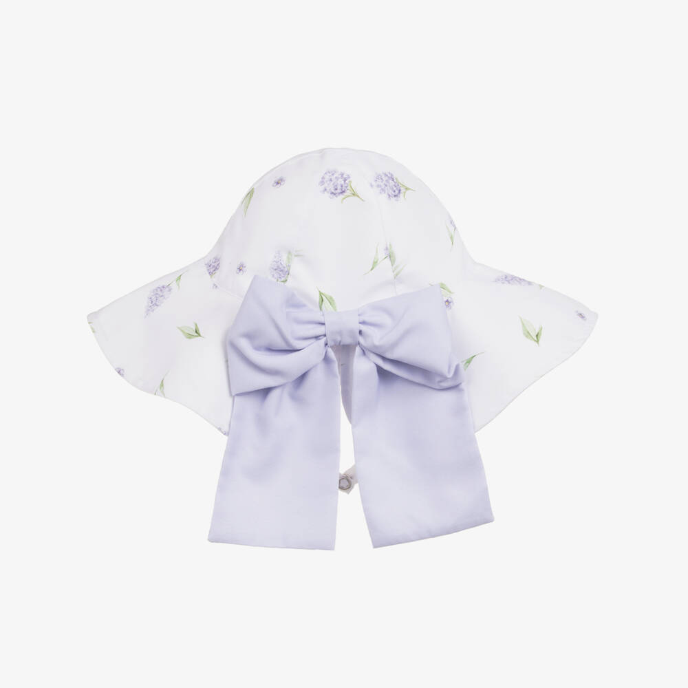 Meia Pata-Lilac Lavender Aop Sun Hat | Childrensalon Outlet