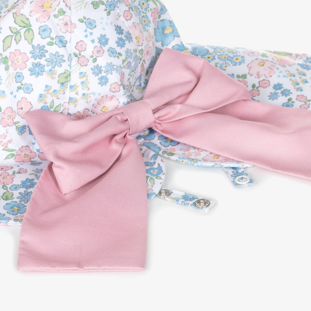 Meia Pata-Multicolour Flowers Liberty Sun Hat | Childrensalon Outlet