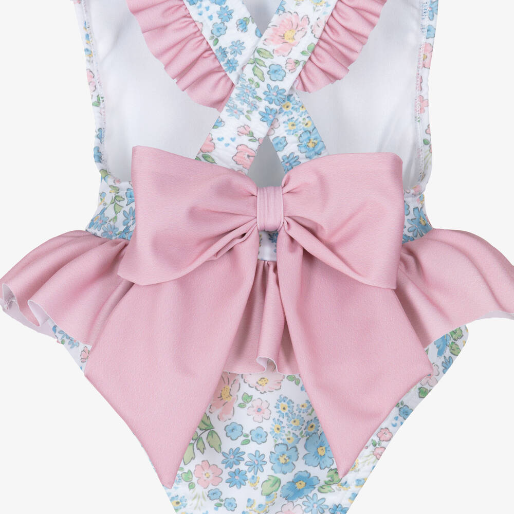 Meia Pata-Multicolour Flowers Liberty Swimsuit | Childrensalon Outlet