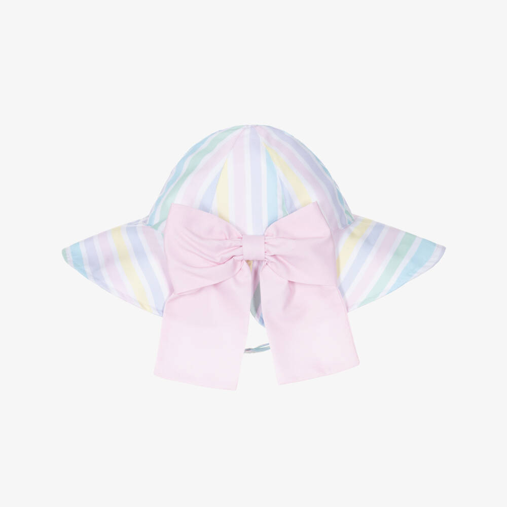 Meia Pata-Multicolour Striped Sun Hat | Childrensalon Outlet