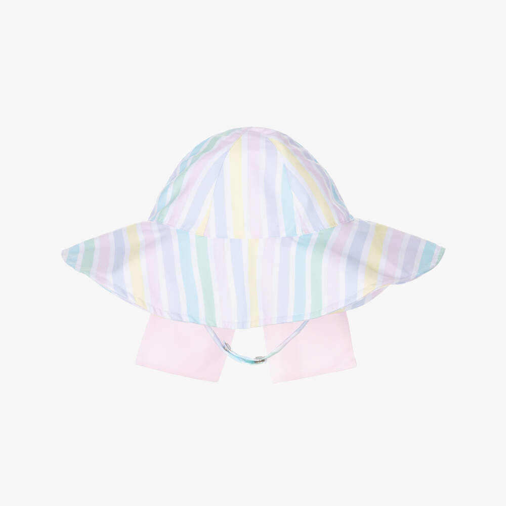 Meia Pata-Multicolour Striped Sun Hat | Childrensalon Outlet
