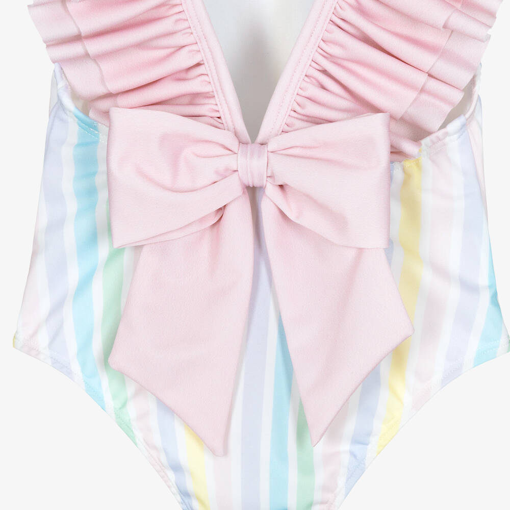Meia Pata-Multicolour Striped Swimsuit | Childrensalon Outlet