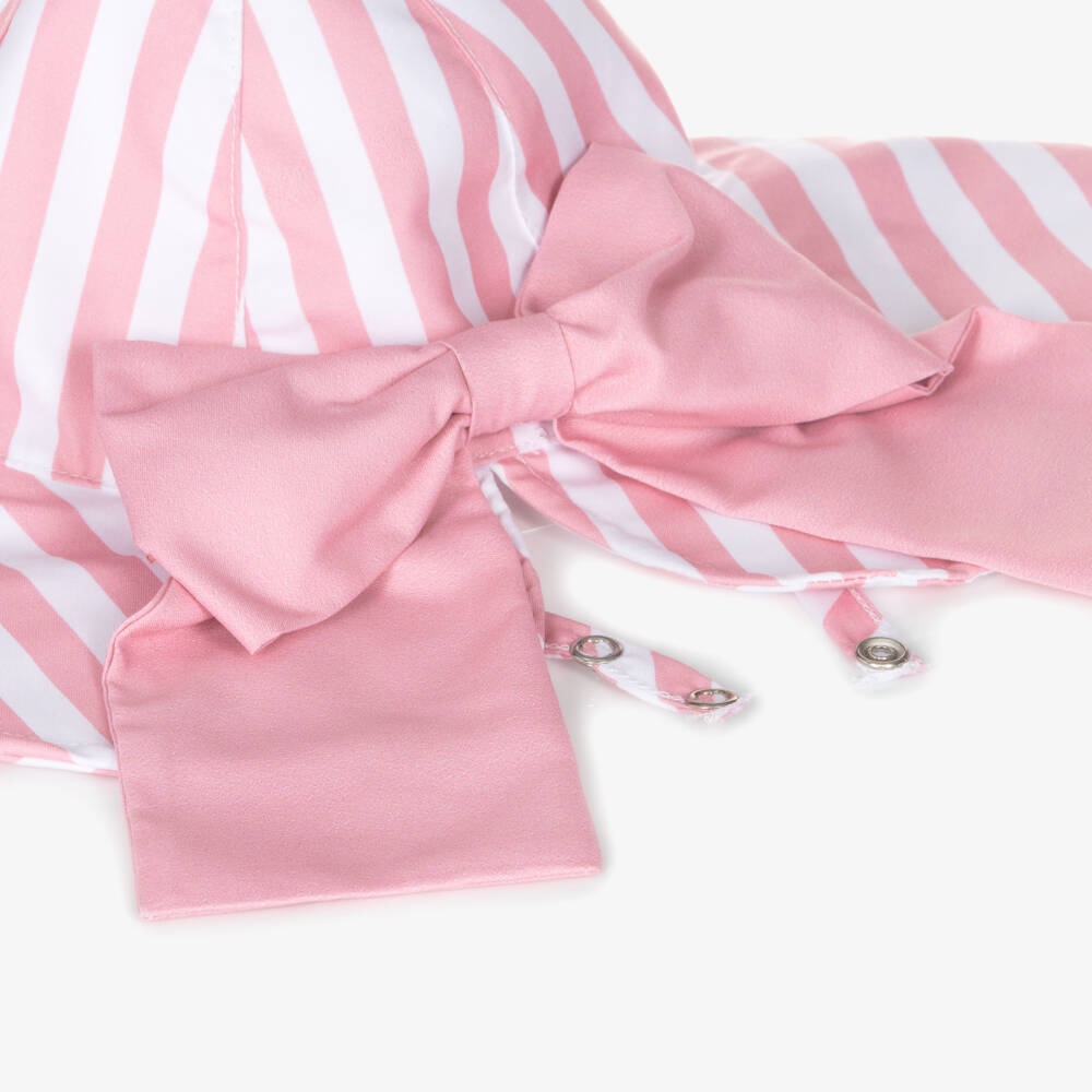 Meia Pata-Pink Striped Sun Hat | Childrensalon Outlet