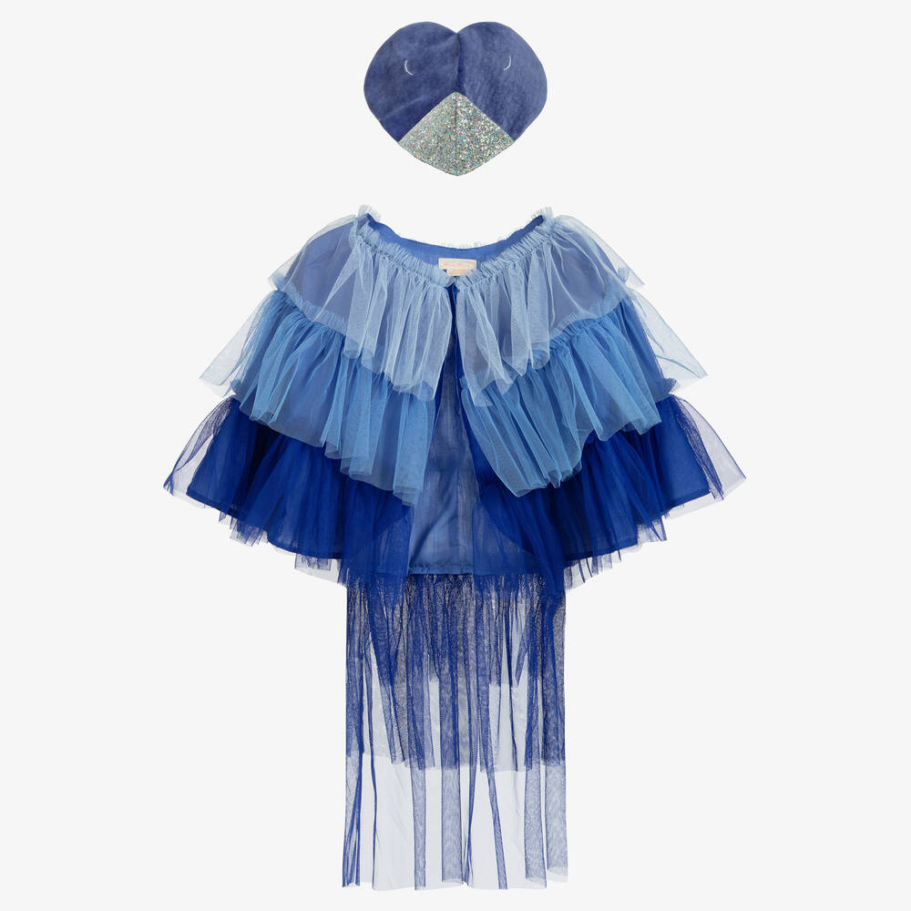 Meri Meri-Blue Bird Cape Costume | Childrensalon Outlet