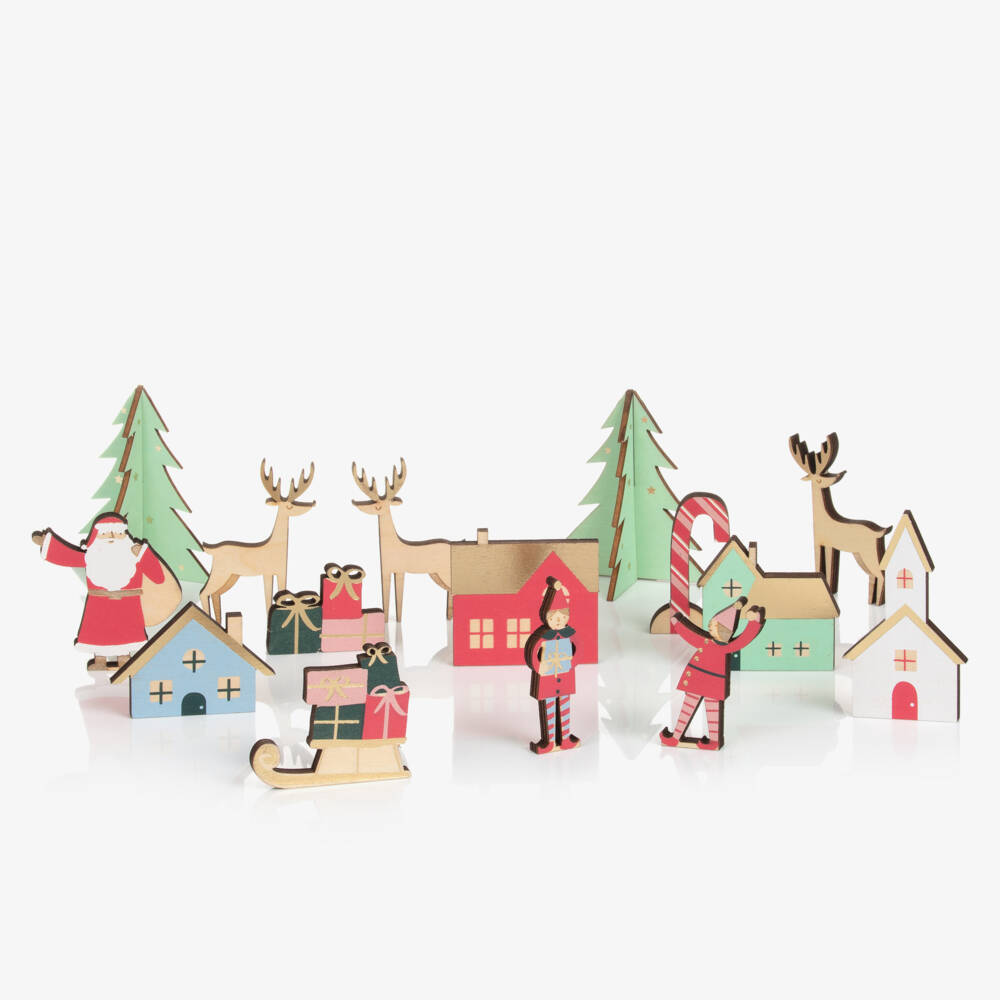 Meri Meri-Boys Wooden Christmas Countdown Calendar | Childrensalon Outlet