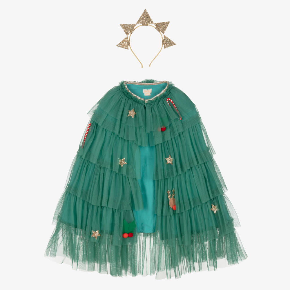 Meri Meri-طقم زي تنكري أخضر فاخر | Childrensalon Outlet