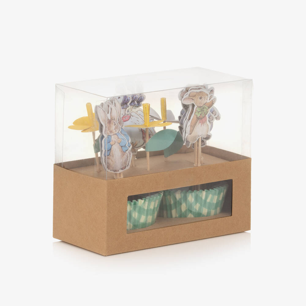 Meri Meri-Garden-Themed Cupcake Kit Green | Childrensalon Outlet