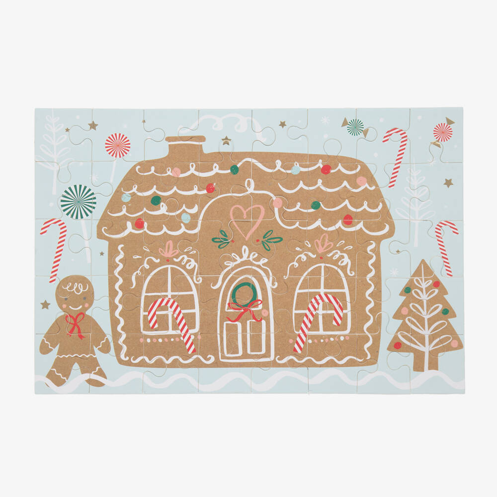 Meri Meri-Gingerbread Christmas Eve Suitcase (28cm) | Childrensalon Outlet